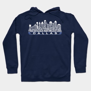 Dallas Football Team 23 Player Roster, Dallas City Skyline Hoodie